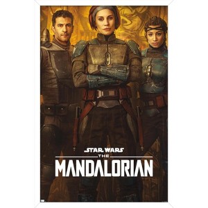 Trends International Star Wars: The Mandalorian Season 2 - Mandalorians Framed Wall Poster Prints - 1 of 4