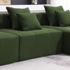 GlasFlength L Shaped Modular Sectional Sofa, Convertible Foam-Filled Cloud Compressed Couch for Living Room, Green, 105.5*45*31.5 - 4 of 4