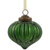 Northlight 3" Green Crackle Glass Onion Christmas Ornament - 3 of 4