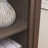 NicBex Bookcases for Living Room 4-tier 31.5" W Glass Display Cabinet Storage Bookcase Collectors Showcase with Flip-up Glass Doors for Office - 2 of 4
