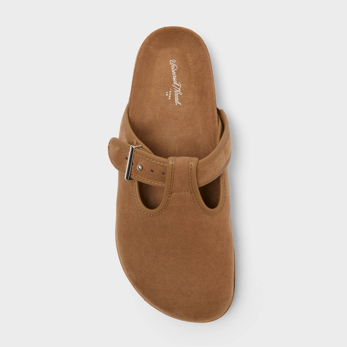 Женские сабо Universal Thread Women’s Darby T-Strapped Mule Shoes with Memory Foam Insole - Universal Thread™ Sand 10 — фото 3