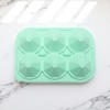 Unique Bargains Ice Tray New 6-Cavity Diamond Ice Mould Irregular Hand Wash Only Silicone 6.57"x4.57"x1.97" 1 Pc - 2 of 3