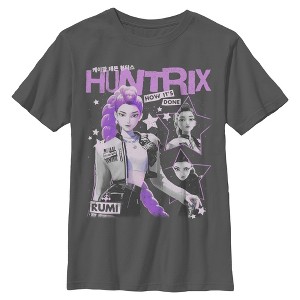 Boys KPop Demon Hunters Pop Star Huntrix Rumi T Shirt - 1 of 4