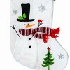 Season's Designs 21In White Snowman Stocking - 4 of 4
