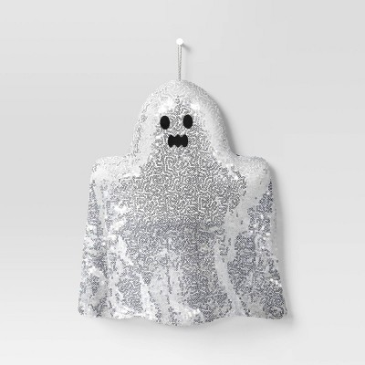 Hanging Sequin Ghost Decorative Sculpture - Hyde and EEK! Boutique™