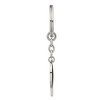 Black Bow Jewelry Stainless Steel Engravable Polished Heart Key Chain - 2 of 4