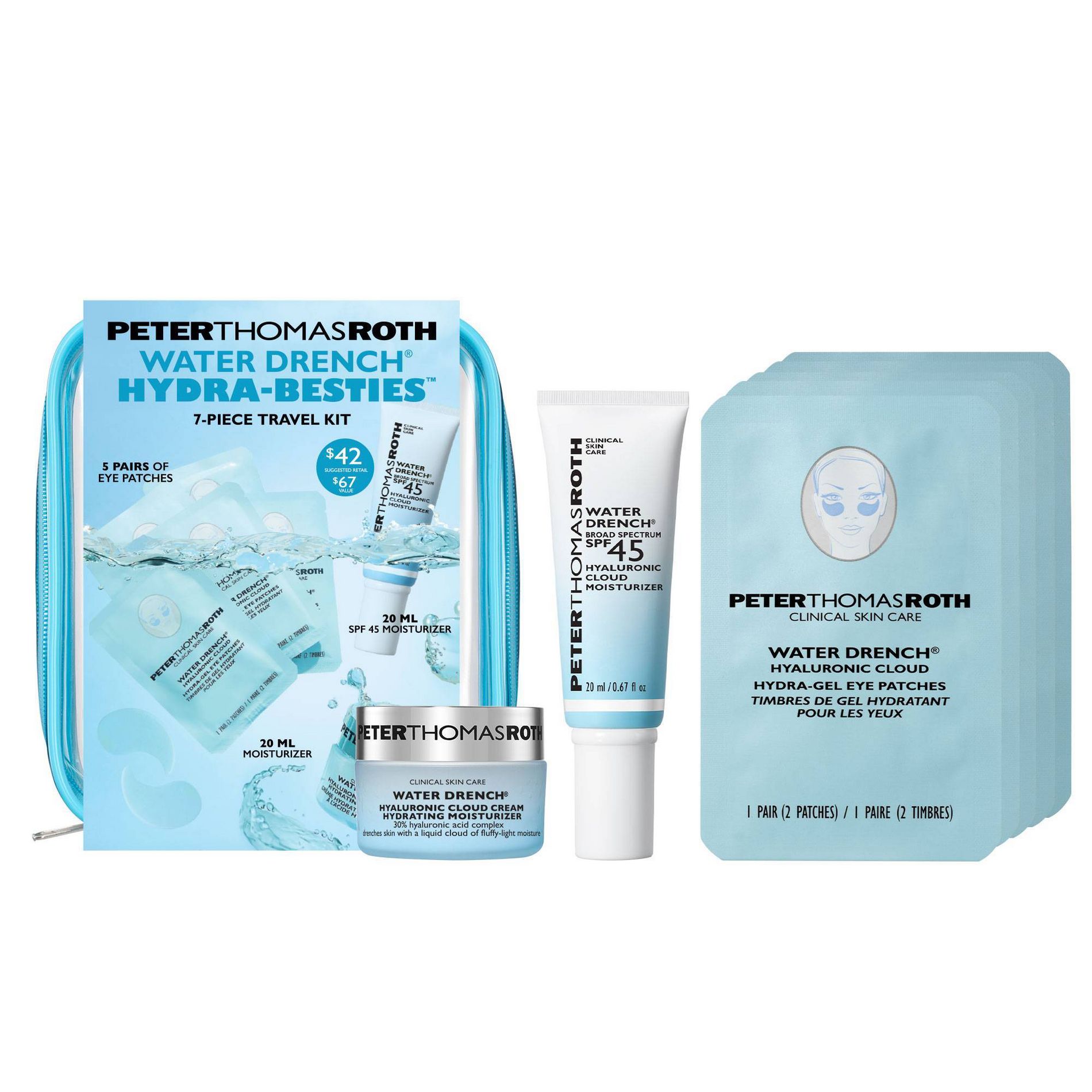 PETER THOMAS ROTH Water Drench Hydra-Besties Kit - 7ct - Ulta Beauty
