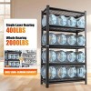 Syemin Utility Storage Shelves 5-Layer Metal Storage Rack, Adjustable Height Storage Rack, Heavy-Duty Garage Shelving Units, Black, 35.4"*15.7"*71.2" - 3 of 4