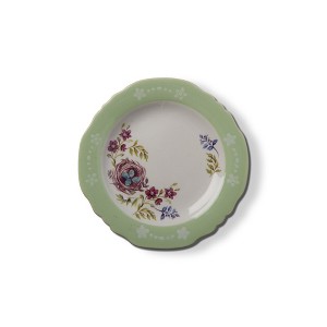 tagltd Meadow Bird Nest Appetizer Plate Dinnerware Serving Plates - 1 of 2