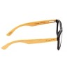 Coyote Eyewear Woodie Reading OR Blue Light Glasses Matte Black Bamboo Wood - 3 of 4