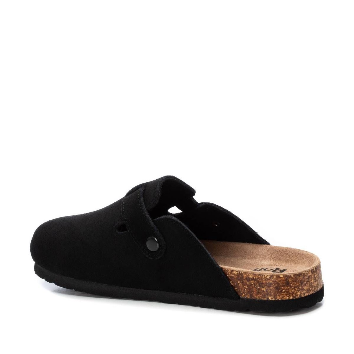 Женские сабо Refresh Shoes Refresh Women's Collection Suede Clog Mule Flats 172870 Black 9 — фото 3