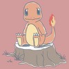 Women's Pokemon Charmander on Tree Stump T-Shirt - 2 of 3