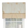RLF Home Aquarelles Window Treatment Banded Premium Quality Valance 3" Rod Pocket 50" x 16" Aqua Mist - 2 of 4