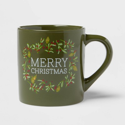 16oz Stoneware Merry Christmas Mug - Threshold™