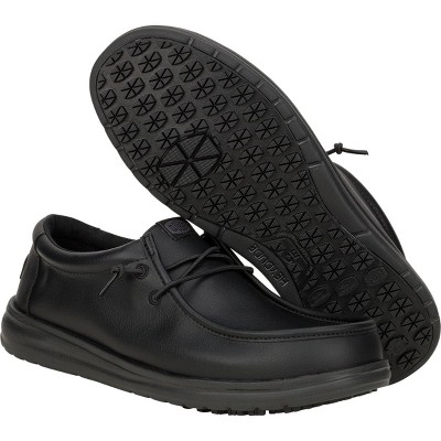 HEYDUDE Men Wally Work CE Classic Slip Resistant Wide , Classic Black Wide, 13 — фото 4