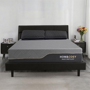 Vipbear 12" King Size Memory Foam Extra Firm Mattress, Luxury Cooling Gel Green Tea Bed Mattresses, Flip Firm Mattress, Fiberglass Free, 80'' x 76'' - 1 of 4