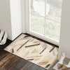 Maxax Geometric Machine Woven Polypropylene Area Rug in Black/Beige/Gray - 2 of 3