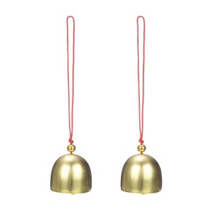 Unique Bargains Copper Durable Multipurpose Small Decorative Bells - 1 of 4