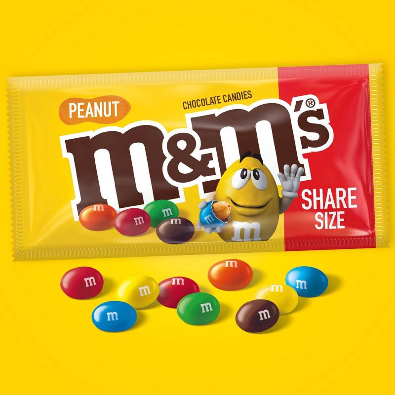 M&#38;M&#39;s Peanut Chocolate Candy - 3.27oz, 3 of 11
