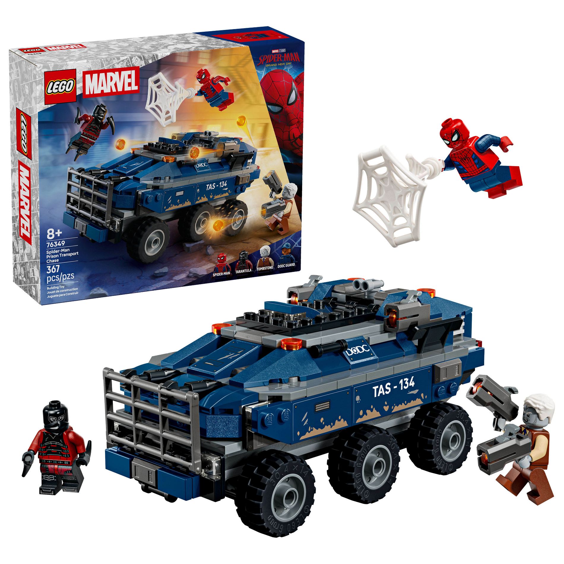 LEGO Marvel Spider-Man Prison Transport Chase 76349