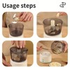 Multifunctional Food Processor - Cordless Electric Meat & Vegetable Grinder, Chopper, Meat Grinder, Dicer - Portable Mini Food Machine - 3 of 4