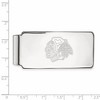 Black Bow Jewelry Sterling Silver Chicago Blackhawks NHL Money Clip - image 2 of 3