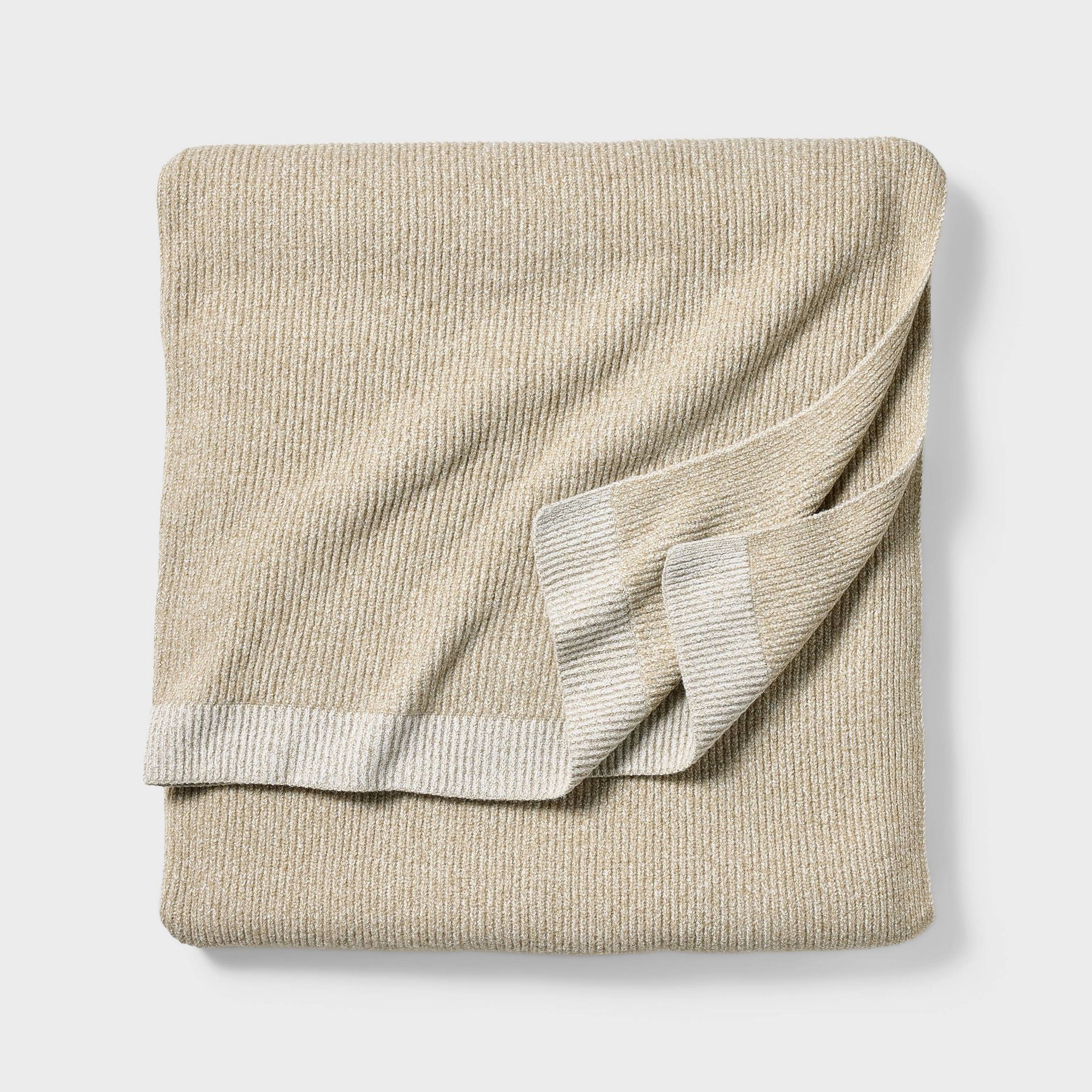 Stripe Knit Cozy Throw Oatmeal - Threshold™ a collection with @ThisOakHouse