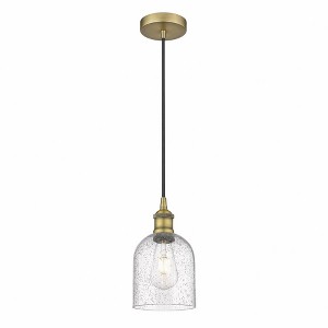 Bella - 1 Light Cord Hung Mini Pendant In Industrial Style-9.5 Inches Tall and 5.5 Inches Wide - 1 of 1