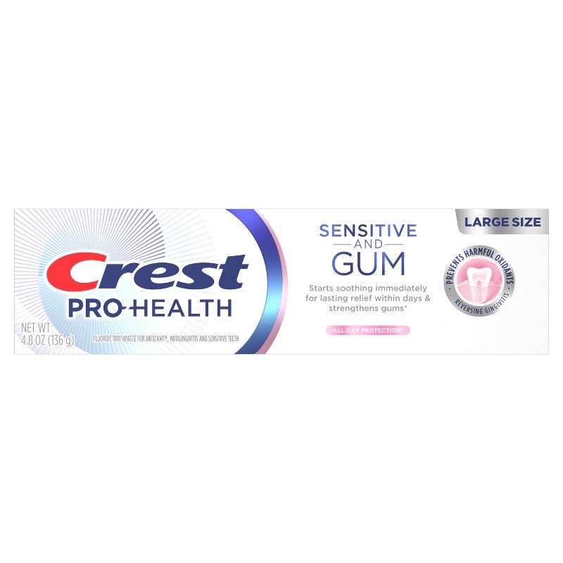 Crest Pro-Health Sensitive and Gum All Day Protection Toothpaste - 4.8oz, 4 of 11