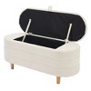 NicBex Storage Ottoman Bench for Bedroom,Elegant Storage Bench with Wood Legs,Ottoman for Living Room, Bedroom,Entryway - 4 of 4
