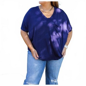 Women's Think It Through Pocket Top - ADRIENNE - 1 of 3
