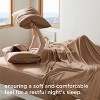 Cooling Sheets - Lyocell Cotton Sheet Set, GentleSoft™, Silky & Breathable Eucalyptus Bed Sheets with Deep Pocket - 4 of 4