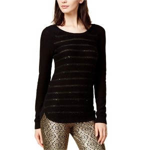 maison Jules Womens Sequined Knit Sweater - 1 of 1