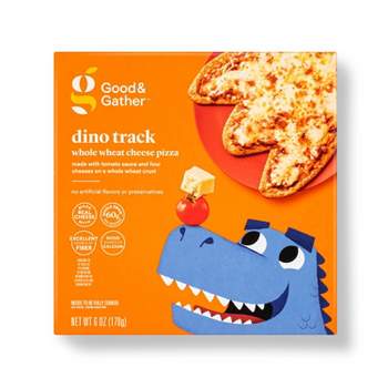 Dino Track Whole Wheat Frozen Cheese Pizza - 6oz - Good & Gather™
