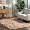 Nuloom Vasa Medallion 4x6 Machine Washable Indoor Area Rug for Living Room Bedroom Dining Room Kitchen, Multicolor - 2 of 4