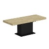 FUFU&GAGA Adjustable Width Rectangle Writing Desk - 3 of 4