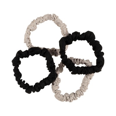 Goody Sport Thin Scrunchie - 4pk - Black/Gray - image 4