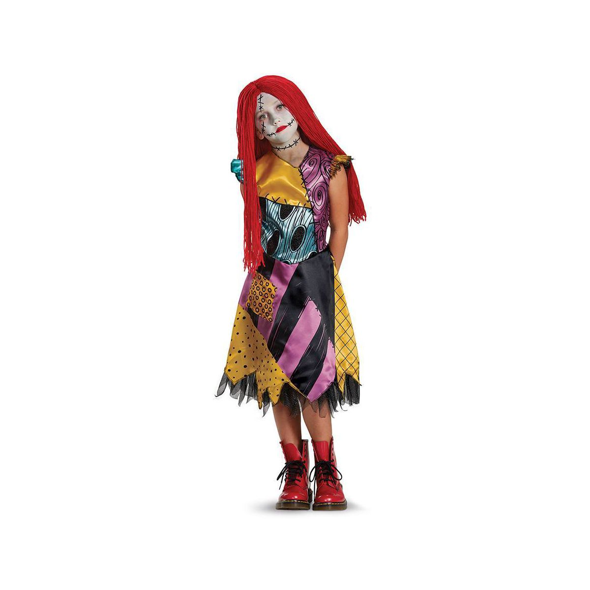Disguise Disney The Nightmare Before Christmas Kids' Sally Deluxe Halloween Costume Dress