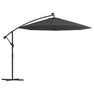 vidaXL Cantilever Garden Parasol Anthracite Polyester, Steel Large - 1 of 1