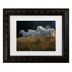 Trademark Fine Art - milan malovrh Riding The Field Matted Framed Art - 1 of 4