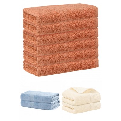 REGALWOVEN Striped Soft Absorbent Bathroom Cotton Towel Set 3 Pcs