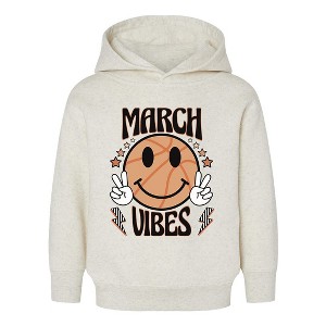 The Juniper Shop March Vibes Basketball Toddler Graphic Hoodie - 1 of 3