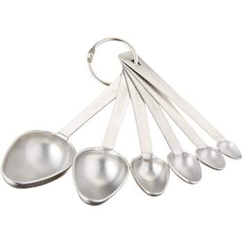  Farberware Set of 5 Measuring Spoons, Perfect for Measuring  Both Wet and Dry Indgredients, Includes Detachable Ring for Optimal Storage  and Organization, Dishwasher Safe, Assorted