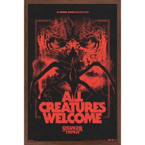 Trends International Netflix Stranger Things: Season 5 (2025) - All Creatures Welcome Framed Wall Poster Prints - 1 of 4