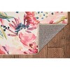 HomeStock Washable Julian Raspberry/Ivory 3x5, Machine Woven with Printed Designs, Transitional - 4 of 4