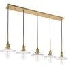 Elegant Lighting Waltz 5 light brass Pendant - 4 of 4