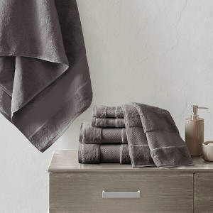 Elegant Oversized Cotton Towels Set, Cozy Home Textile fits Lux Bathroom Decor - 1 of 4