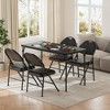 20.07"x47.24" Rectangle Folding Table, Card Table with Anti-Slip Feet Caps, Scratch & Stain Resistant - 2 of 4