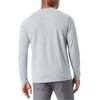 BASS OUTDOOR Mens Raglan Basic T-Shirt, Grey, Small - 2 of 2