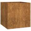 vidaXL Planter Normal metal colour, will rust over time Weathering steel - 2 of 4